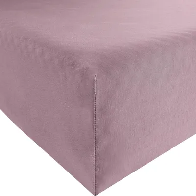 Produktbild von Erwin Müller Spannbettlaken Freising" mauve 80x200 cm - 80x220 cm"