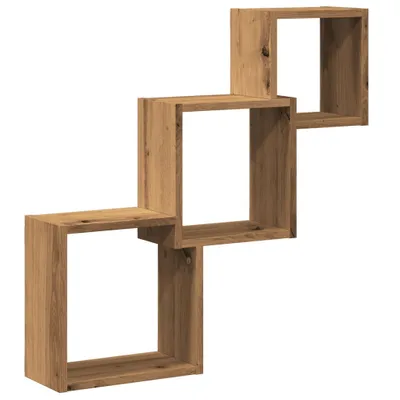 Produktbild von Wandregale Artisan-Eiche 68x15x68 cm Holzwerkstoff