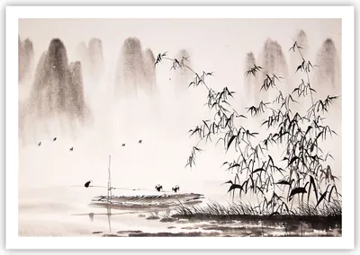 Produktbild von Poster - Poster ohne Rahmen - Bambus schwarz China - 100x70 cm - Wand Bild - Wanddeko - Wandbilder - Kunstposter - Wandposter - Bilder - Kunstdruck - Wanddekoration - Wandbild - P2XAA100x70-3116