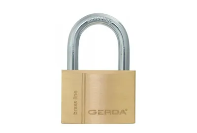 Obrázek produktu pro Mosazné visací zámky (2 ks) GERDA BRASS LINE KMZ S50, s podobným klíčem, blistrové balení