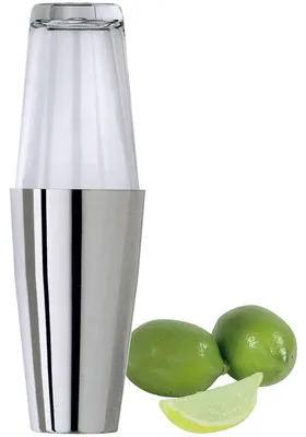 Produktbild von Boston Cocktailshaker, zweiteilig, aus hochglänzendem Edelstahl, 0,5 l Volumen : Boston Cocktailshaker Variante: Boston Cocktailshaker