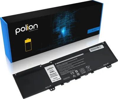 Immagine prodotto di Batteria per laptop POLION per DELL da 3200 mAh, 11,4 V, Li-Poly