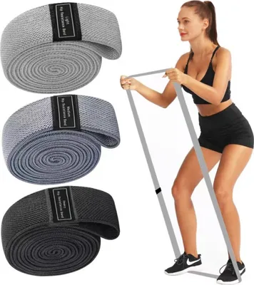 Immagine prodotto di INF Fasce di Resistenza Yoga: Set di Fasce Elastiche per Allenamento Glutei
