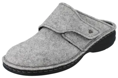 Produktbild von FINN COMFORT Goms Damen Hausschuhe Clog hellgrau Filz - Größe: 41
