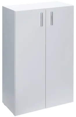 Produktbild von CASARIA® Kommode mit 2 Türen 115,5x60x30cm Holz Modern höhenverstellbarer Einlegeboden Schlafzimmer Büro Flur Mehrzweckschrank Aktenschrank Schrank Weiß