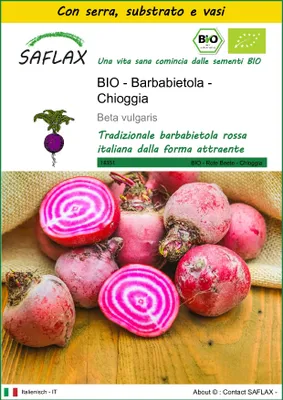Immagine prodotto di SAFLAX Insieme di coltivazione -- Barbabietola - Chioggia - 70 semi - Beta