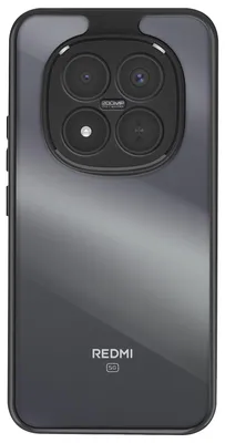 Obrázek produktu pro iMak, flexibilní pouzdro s měkkým rámečkem pro Redmi Note 15 Pro+ 5G, černé průhledné