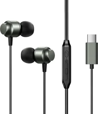 Productafbeelding van JOYROOM JR-EC06 USB Type C - Draadloze oordopjes, kabel, 20 - 20000 Hz, geschikt voor gesprekken/muziek, grijze kleur