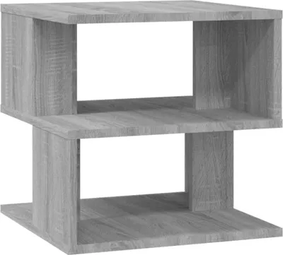 Obrázek produktu pro vidaXL Boční stolek Grey Sonoma 40x40x40 cm Dřevěný materiál
