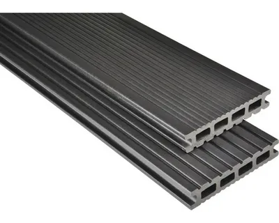 Produktbild von Konsta WPC Terrassendiele Futura graubraun mattiert 4000 x 145 x 26 mm