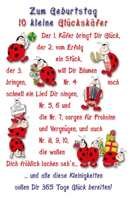 Produktbild von Geburtstag - Glückwunschkarte im Format 11,5 x 17 cm mit Umschlag