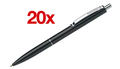 Produktbild von Schneider Kugelschreiber K15 schwarz, Schreibfarbe: schwarz, 20 St.