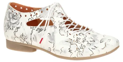 Produktbild von Think GUAD 2 Damenschuhe - elegante Schnür- Halbschuhe weiß NEU