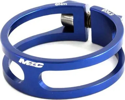 Produktbild von Msc Ultralight Alu7075t6 Cnc + Ti Sattelklemme Silber 31.8 mm Silber 31.8 mm