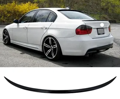 Produktbild von Heckspoiler Spoilerlippe schwarz glänzend für BMW 3er E90 Limousine 2005-2011
