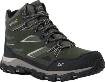 Produktbild von Regatta - Pánska turistická obuv "Holcombe III" RG11300 (42 EU) (Dark Khaki/Golden Sand)