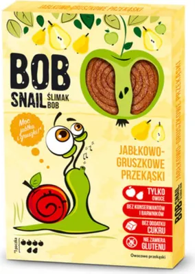 Image de Snack aux pommes - poires 60g BOB SCHNECKE
