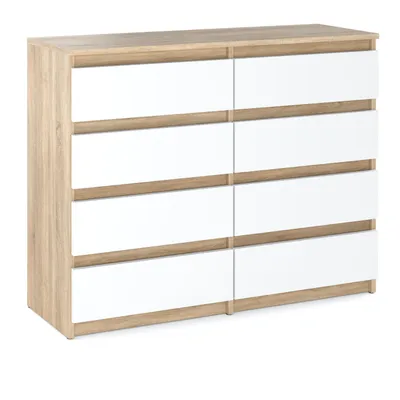 A dresser with eight drawers.