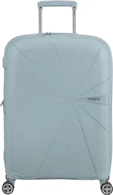 Produktbild von American Tourister Trolley Starvibe Spinner 67 / 24 EXP TSA Azzurro Speckles hellblau 59cm