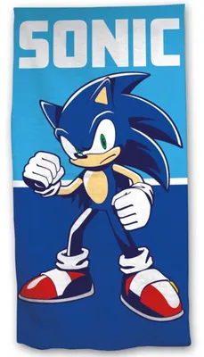 Produktbild von Sonic the Hedgehog Handtuch Badehandtuch Badetuch XL Strandtuch 70x140