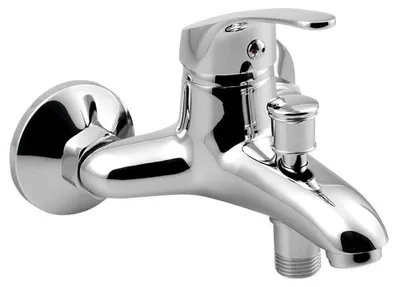 Zdjęcie produktu dla AQUALINE 35 bateria wannowa do montażu ściennego, rozstaw 100 mm, chrom