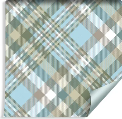 Produktbild von 10m VLIES WALLPAPER Roll Geometrické štvorce Lines Chequered Scottish XXL