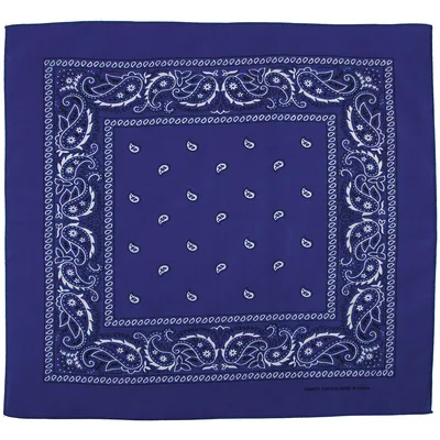 Produktbild von MFH Bandana, royalblau-weiß, ca. 55 x 55 cm, Baumwolle