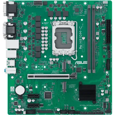 Produktbild von ASUS PRO H810M-C-CSM, Intel, LGA 1851 (Socket V1), Intel Core Ultra (Series 2), LGA 1851, DDR5-SDRAM, 128 GB