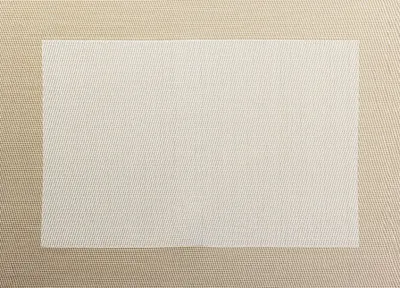 Image de ASA Vorteilset 4 Stück Tischset, off white PVC 46 x 33 cm, mit gewebtem Rand 78052076 und Geschenk + Spende