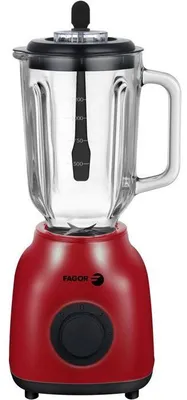 Obrázok produktu pre Mixér 2 v 1 - FAGOR - FGB2153 - 400 W - Sklenená nádoba s odmerkou, objem 1,5 L - Červený