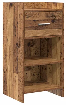 Obrázek produktu pro Konferenční stolek z masivního dřeva s patinou, rozměry 40 x 36 x 80 cm, vyrobený z kvalitního dřeva