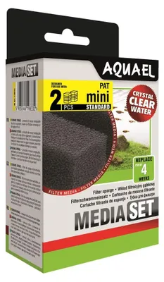 Productafbeelding van Aquael Spons Pat Mini - Set van 2 stuks