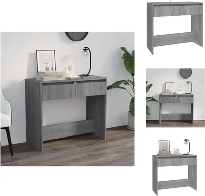 Produktbild von vidaXL Konsolentisch Grau Sonoma 89x41x76,5 cm Holzwerkstoff -  Beistelltische