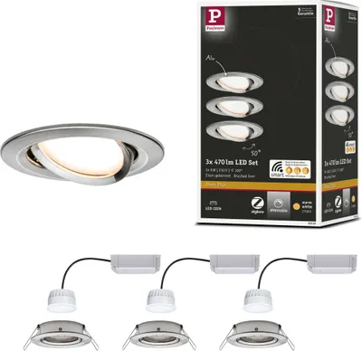 Produktbild von Paulmann LED Einbauleuchte Nova Plus Basisset schwenkbar