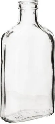 Obrázek produktu pro Láhev placatka skleněná 100 ml