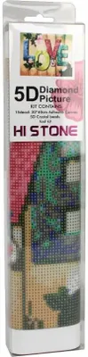 Produktbild von PRACHT® Creatives Diamond Painting LOVE mehrfarbig