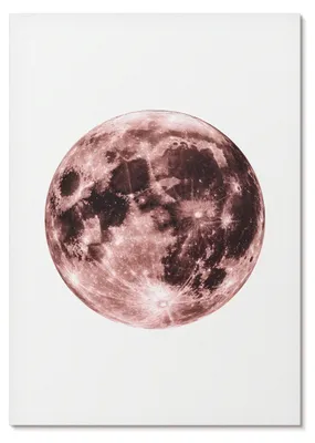 Produktbild von POSTER - 59x84 cm (A1) - Between - Dominanz warmer Farbtöne, Details des Mondes -  Wandbild für Wohnzimmer Schlafzimmer & Flur, Modernes Poster Wanddeko, Ungerahmt