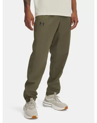 Obrázok produktu pre Pánske športové nohavice UNDER ARMOUR RIVAL WVN WINDBREAKER PN 1390150-390 ZELENÁ veľkosť: M