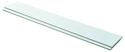 Produktbild von vidaXL Regalböden 2 Stk. Glas Transparent 100x15 cm