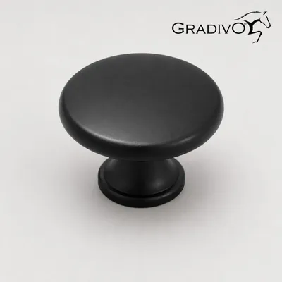 Produktbild von Möbelknopf Schrankknopf Schubladenknopf 217 Schwarz