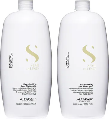 Obrázek produktu pro Alfaparf SDL Diamond Illuminating Low Shampoo 1000ml + Alfaparf SDL Diamond Illuminating Low Shampoo 1000ml