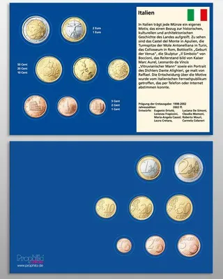 Produktbild von Prophila Collection 10 Münz-Tabletts Italien