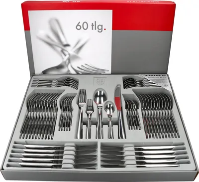 Produktbild von 60-częściowy komplet sztućców Justinus Twist dla 12 osób - 630-480