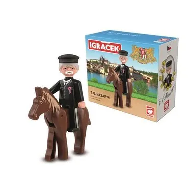 Obrázek produktu pro Igráček Tomáš G. Masaryk - figurka s koněm