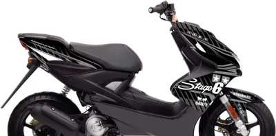 Zdjęcie produktu dla Zestaw grafik Stage6 Black Deco dla Yamahy Aerox do 2013 r