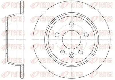 Produktbild von 2x REMSA Bremsscheibe 6471.00 hinten passend für MERCEDES-BENZ VITO Bus (638)