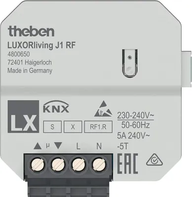 Produktbild von Theben UP-Funk-Jalousieaktor LUXORliving J1 RF Bussystem-Jalousieaktor