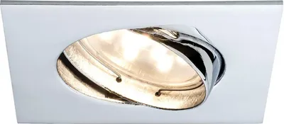 Immagine prodotto di Set Premium EBL Coin trasparente quadrato con LED 3x6,8W 2700K 230V 51mm cromo/alluminio zincato