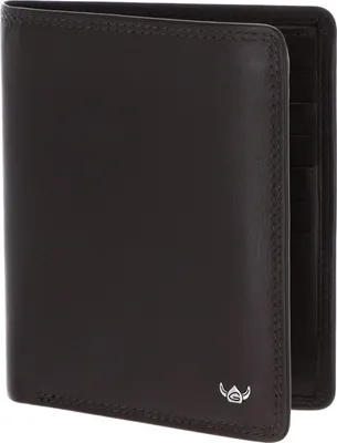 Produktbild von Golden Head Leder Kartenetui Polo RFID Protect Scheintasche ohne Münzfach 1328 Dunkelbraun