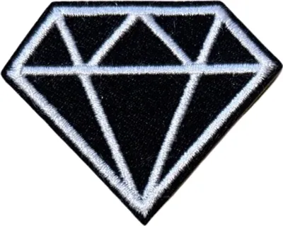 Produktbild von Diamant-Emblem-Aufnäher zum Aufbügeln
